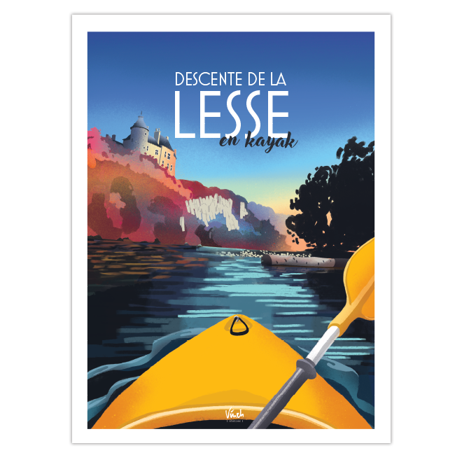 Dinant descente de la Lesse en kayak