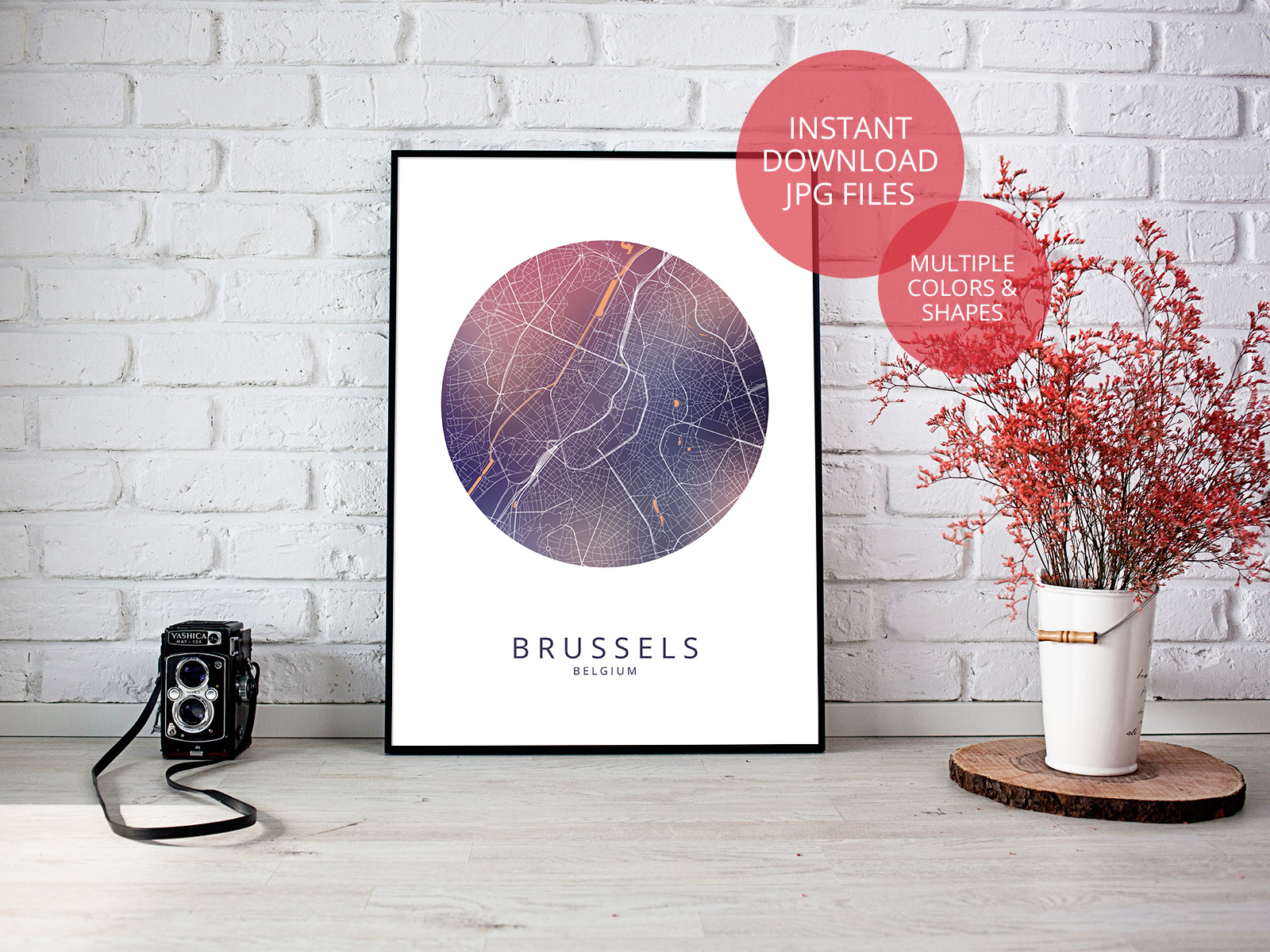 Carte routière de Bruxelles