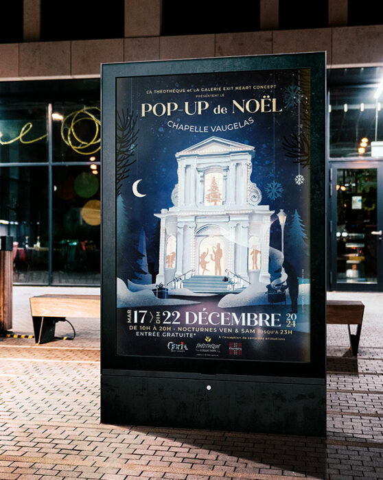 affiche marché Noël Chambéry